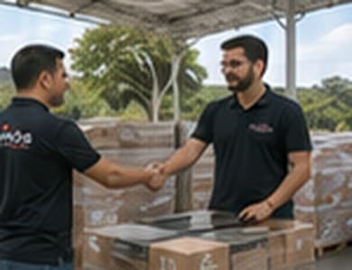 Atendimento a cliente B2B na expedição