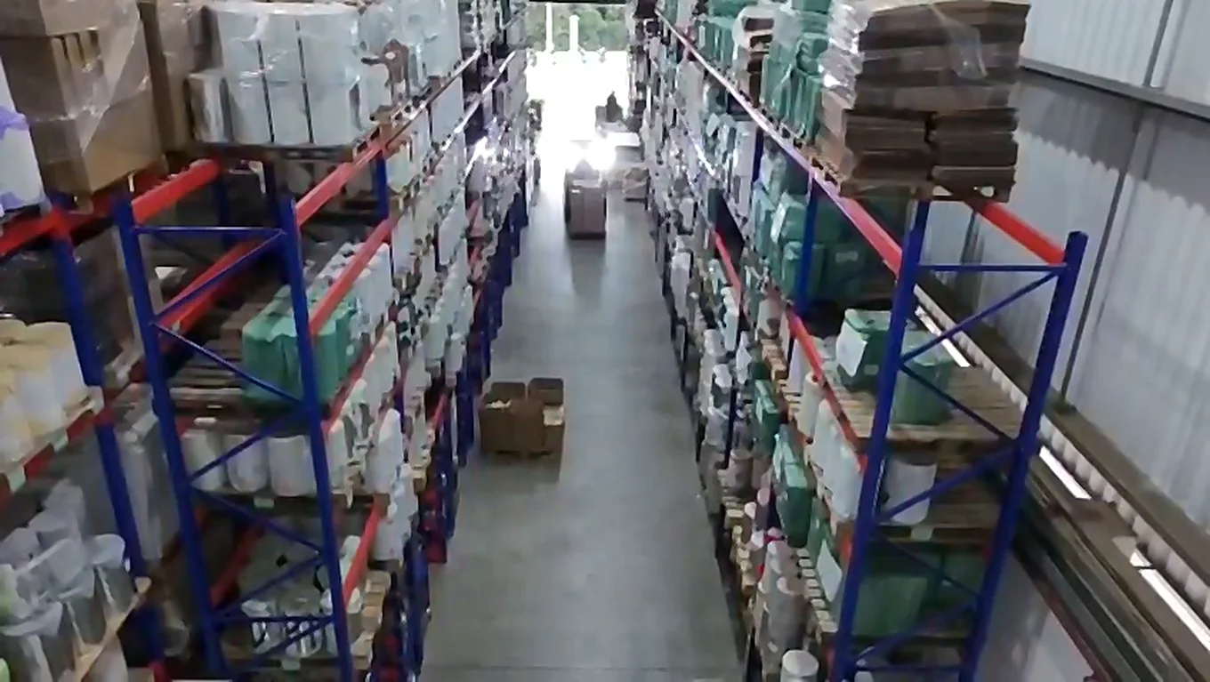 Imagens reais do centro de distribuição do Grupo Kairós em Itatiba